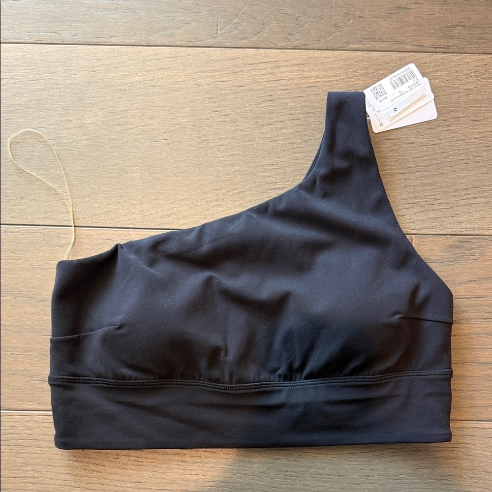 lululemon Black One-Shoulder Sports Bra